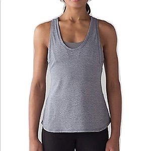 Gray Lululemon Tank with built in sports bra!
